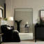 Oversized Rectangle Metal Framed Full Length Floor Mirror with Stand, Wall Mounted or Leaning Mirror for Bedroom, Home Gym, Living Room, Entryway-985020267-985020268