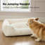 Lit pour chien avec traversin et housse lavable avec rembourrage en molleton Bubble-132105835-132212437