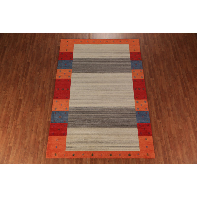 Tapis oriental rayé Gabbeh