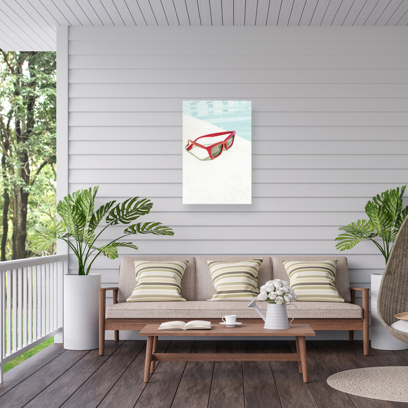 Toile pour l'extérieur de la piscine 7 de Pictufy Studio III, H 47 po x l 30 po