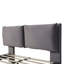 Lit plateforme en velours de mouvement moderne-137642976-137642978