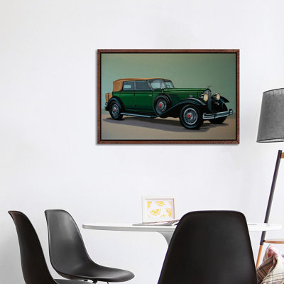 Packard Phaeton 1934 by Paul Meijering - Floater Frame Gallery-Wrapped Canvas Giclée on Canvas