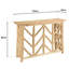 Zech 120cm Solid Wood Console Table
