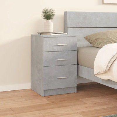 Ivelyn 40cm W Manufactured Wood Bedside Table