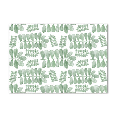 Green Leaves - Wrapped Canvas Print