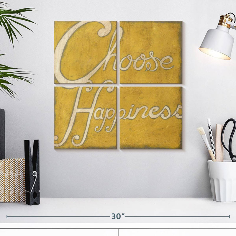 Tergel Choisissez le bonheur, H 18 po x l 18 po