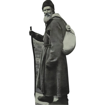 H79535 Leo Tolstoy with Cane Cardboard Cutout Standee Standup