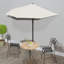Parasol de balcon avec demi-poteau en aluminium Arlmont & Co.-1611927449-1611927448