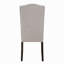 Ensemble de 2 chaises capitonnées à dossier