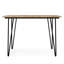 Table de salle à manger en bois de manguier massif Hunter, style industriel-1791639675-1782257448