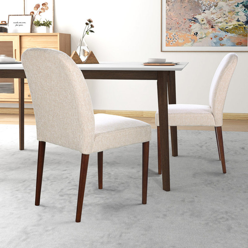 Ensemble de chaises de salle à manger en tissu Skylar (ensemble de 2)