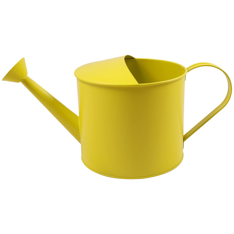 Sagebrook Home 7X15" Watering Can, Green, Yellow