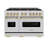 ZLINE Autograph Edition 48 in. 6.7 cu. ft. Classic Double Oven Gas Range with 8 Burner Cooktop-105283495-124892740