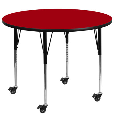 Table ronde mobile en stratifié Goddard