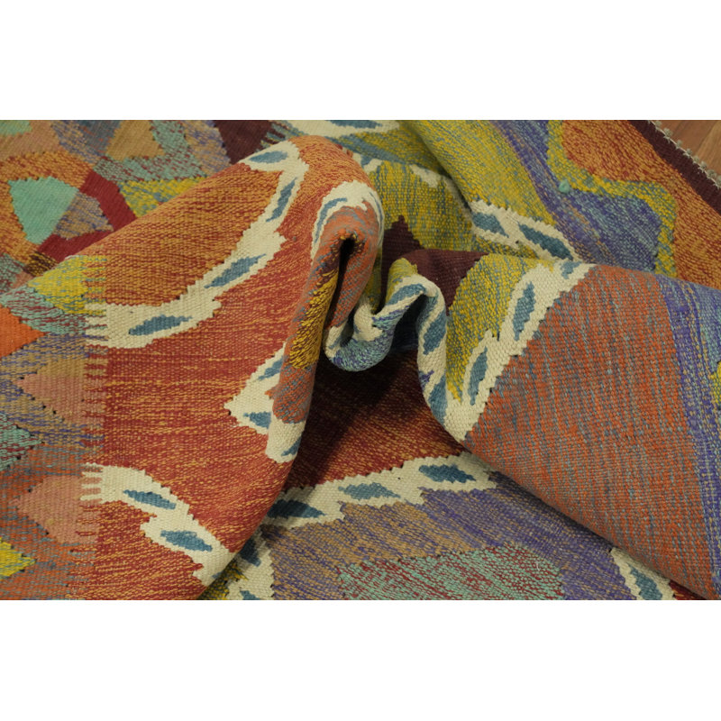 Geometric Kilim Oriental Area Rug 7x10