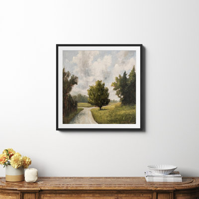 «Around The Bend» encadré par Miss Mustard Seed, peinture