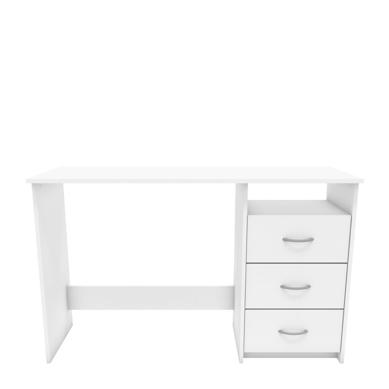 Stemen Writing Desk, Pearl white