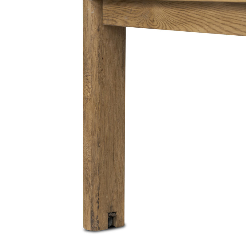 Noeline Dining Table, Resawn Worn/Brushed Brass
