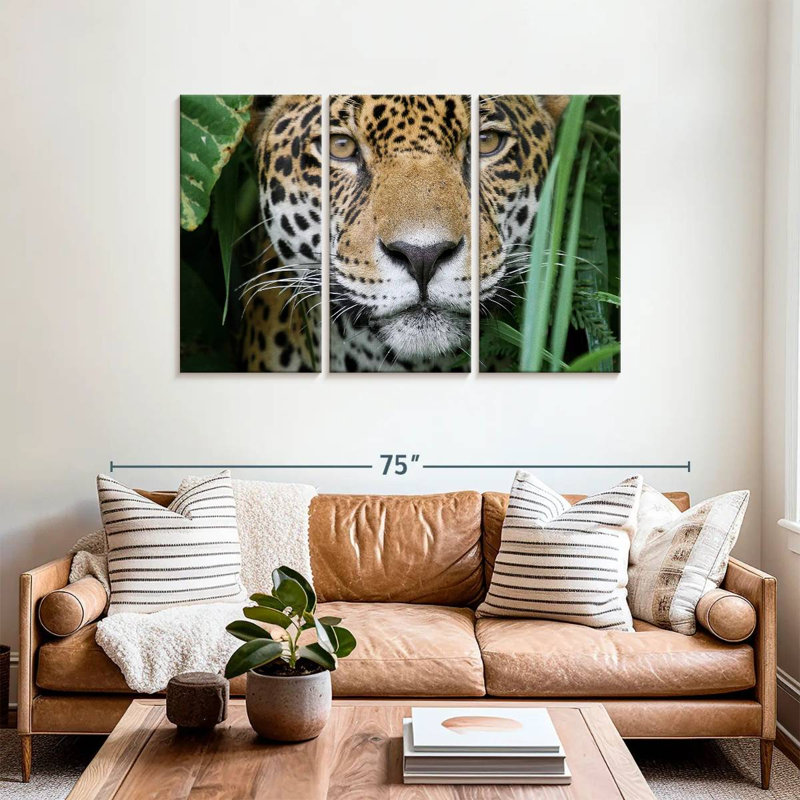 Amazon Jungle Jaguar, 36" H x 57" W