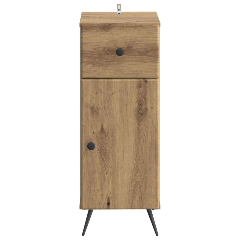 Bathroom Storage, Artisan Oak
