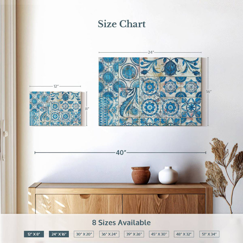 Kerner Istanbul Tiles, 16" H x 24" W
