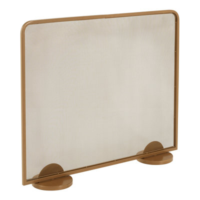 Pare-étincelles décoratifs en métal à panneau unique, autoportant, pour foyer à bois, 96,5 cm (L) x 81,3 cm (H)