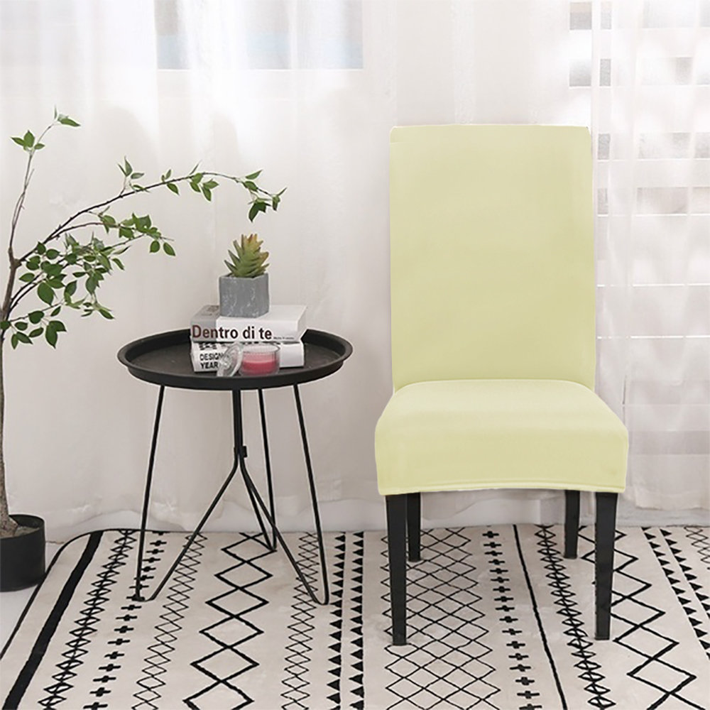 Doliver Banquet Party Box Cushion Dining Chair Slipcover (Set of 6) Latitude Run® 