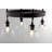 Levi 6 - Light Dimmable Wagon Wheel Chandelier
