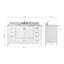 Ensemble de meuble-lavabo simple 61 po Flynt-64627259