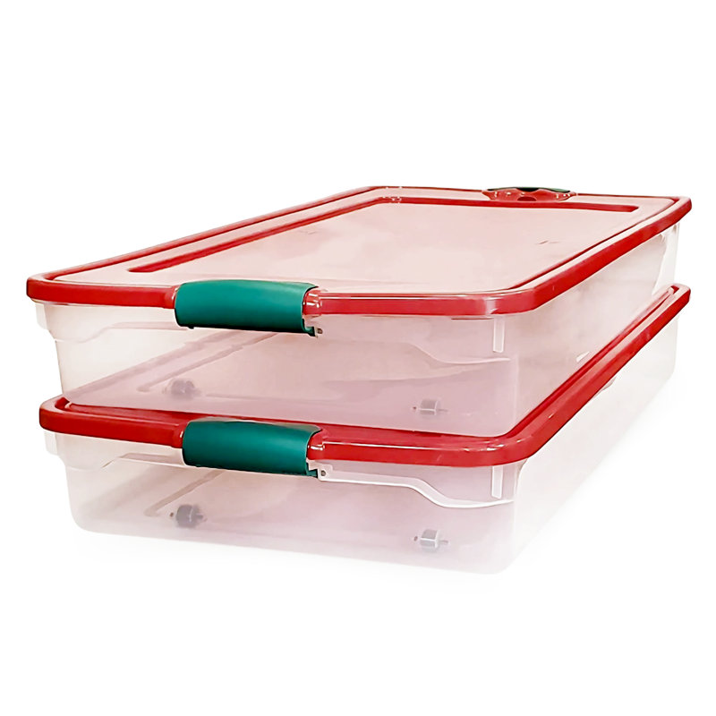 Homz Plastic Storage Tub & Tote