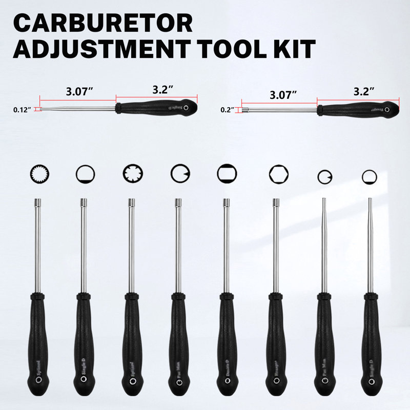 Cric de levage pour tondeuse à gazon avec une capacité de poids de 880 lb. Cric d'entretien télescopique pour tondeuses à gazon et tracteurs de jardin, trousse à outils de réglage du carburateur