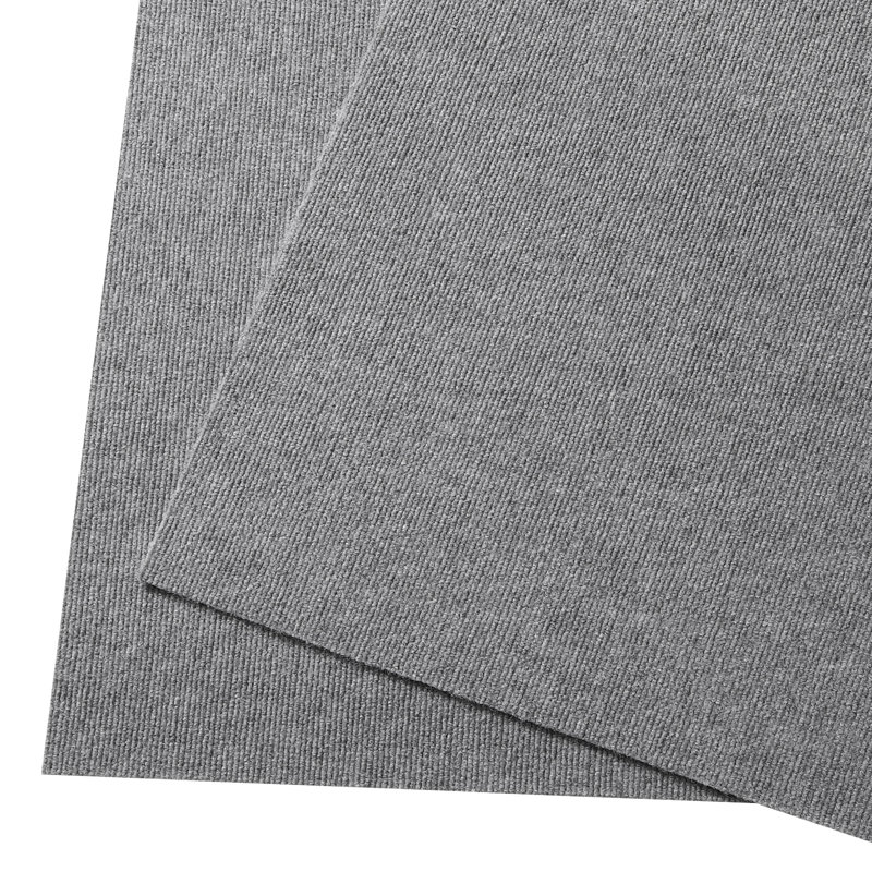 Carreau de tapis en mélange de polyester texturé coupé et bouclé l 24 po x L 24 po
