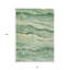 Tapis intérieur lavable rayé vert 8 pi x 10 pi