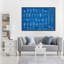 Drinks and Spirits Happy Hour Specs, bleu industriel - Impression sur toile-20688960-67048990