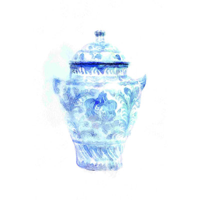 Pot aquarelle gingembre chinois 2