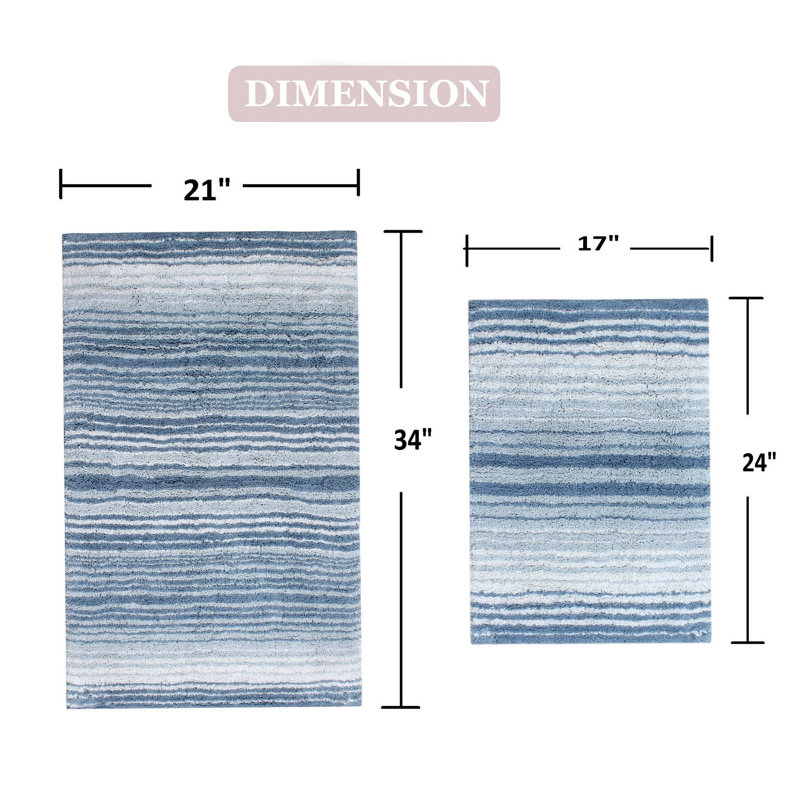 Griffing Bath Rug, Blue