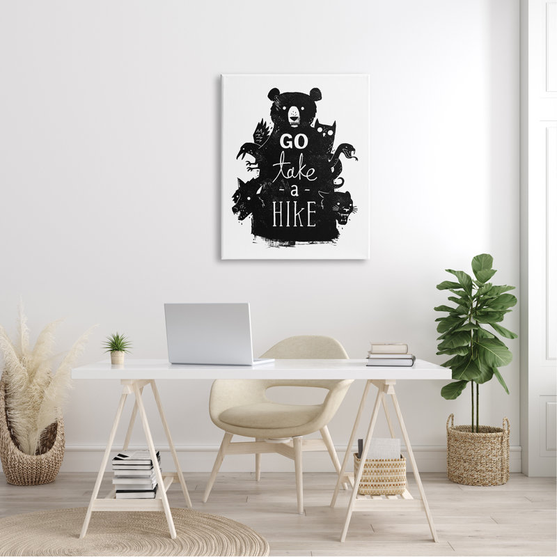 «Take A Hike» par Michael Buxton, Toile tendue, L 30 po x H 40 po