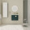 Meuble-lavabo 24 po avec lavabo, pour petite salle de bain, meuble-lavabo avec porte à fermeture en douceur