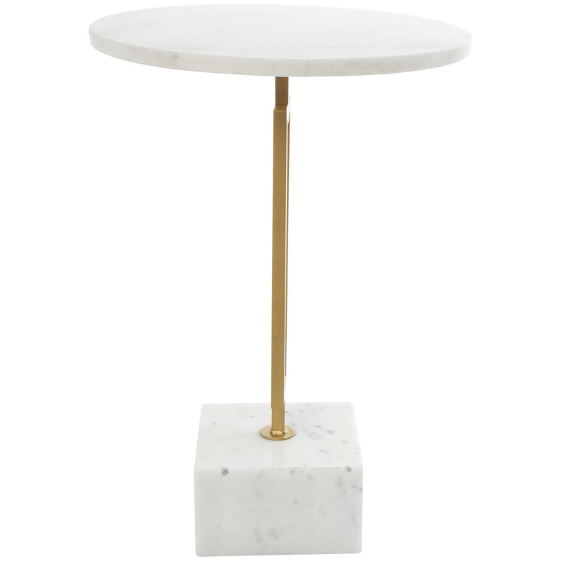 Marble Top End Table