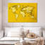 Carte du monde jaune Aliaz-107687430