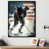 Black Floater Framed