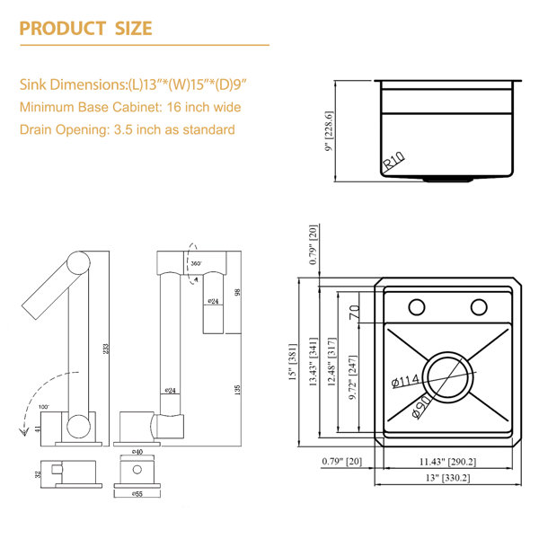 Dimensions du produit