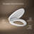 Purewarmth Heated Quiet-Close Elongated Toilet Seat with LED Nightlight-101377944
