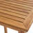 Wood Outdoor Bar Table With Finish, 44-Inch Depth, Slim Legs, Exquisite And Simple Rectangle Use, 25-Inch Width, Design, Weather--300696659