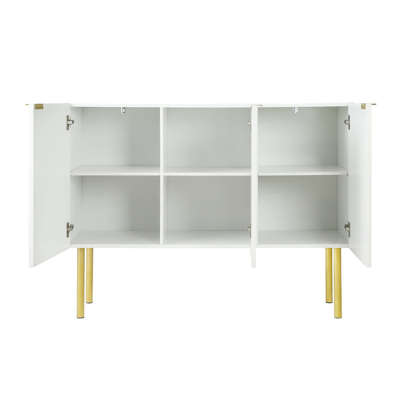 Agnius 120cm Sideboard, White