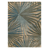 Coastal Seaside Hand-Tufted Blue/Green Area Rug