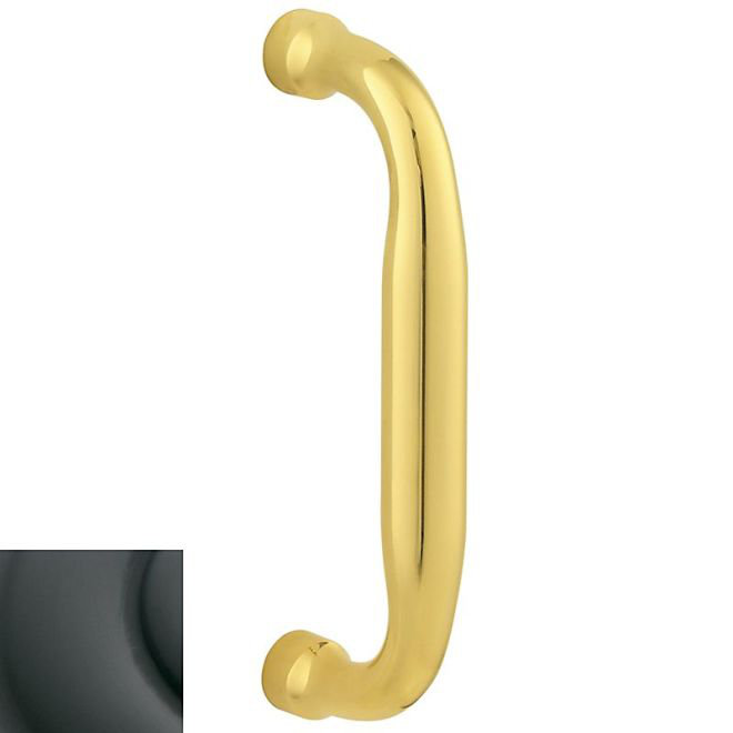 Utility Door Pull Plate, 9.2" H x 2.8" W x 2.2" D, Oil Rubbed Bronze