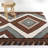 Quiroga Brown Modern Geometric Area Rug-1100288060