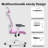 Heavy Duty Ergonomic Desk Office Chair, High Back Home Computer Chair With Adjustable Swivel 3D Armrests For Comfort Lumbar Supports Up To 400Lbs-656242097-656242098