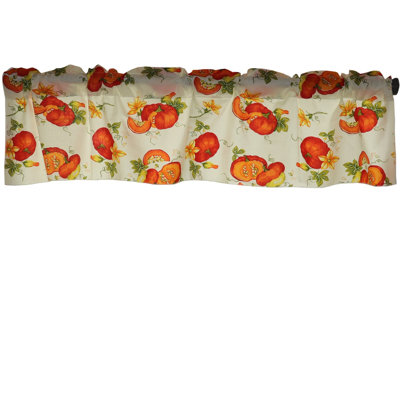 Cantonnière sur mesure en mélange de coton à motif floral l 58 po Channin
